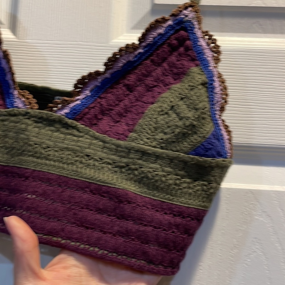 NWT! Free People Another Weekend Longline Crochet Bra Top L - Picture 5 of 7